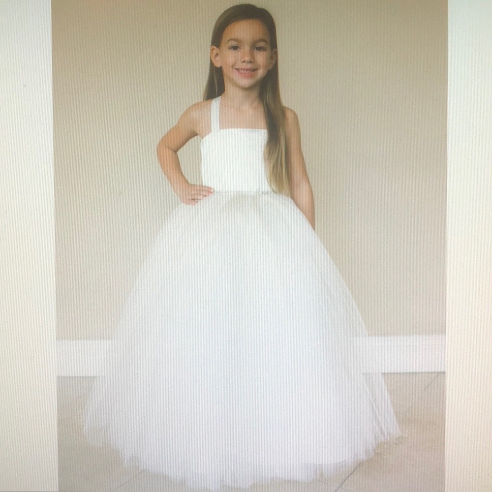 Flower Girl Amalee Style FG102 Ivory Dress Size 8